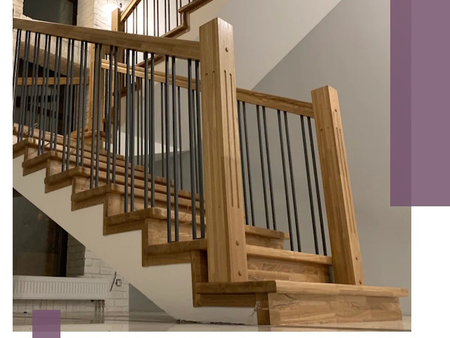 Реставрация деревянных и металлических лестниц в Ржеве