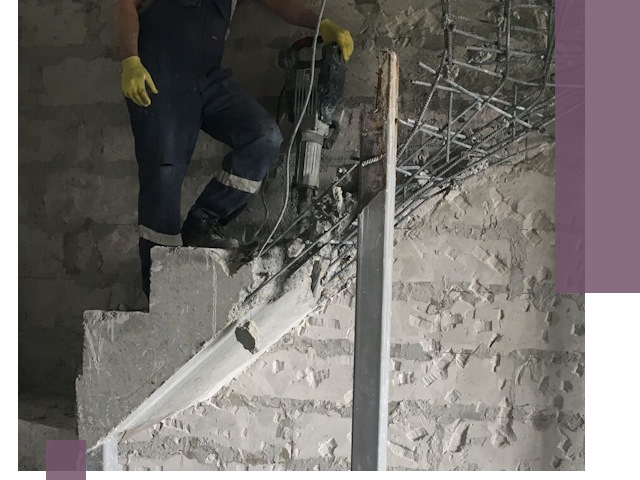 Демонтаж металлических и бетонных лестниц в Ржеве