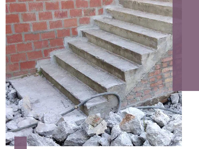 Демонтаж бетонных лестниц в Ржеве: быстро и безопасно