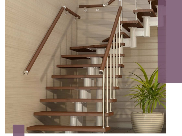 Изготовление модульных лестниц под ключ в Ржеве