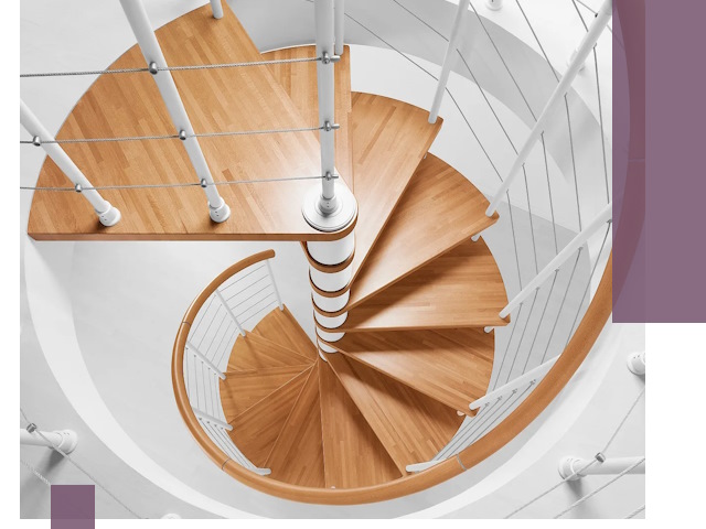 Изготовление винтовых лестниц под ключ в Ржеве