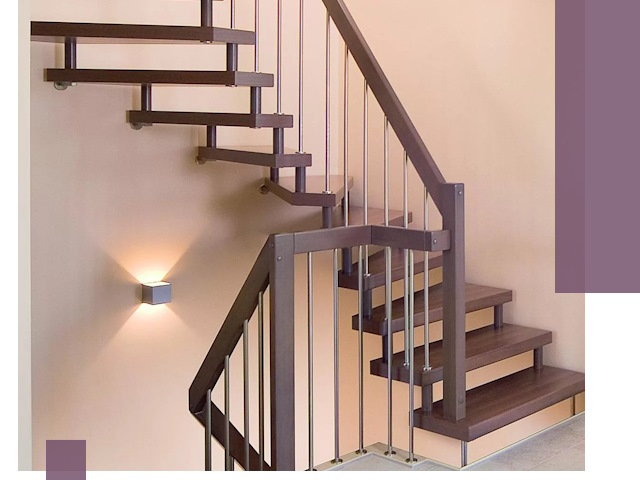 Изготовление лестниц на больцах в Ржеве под ключ