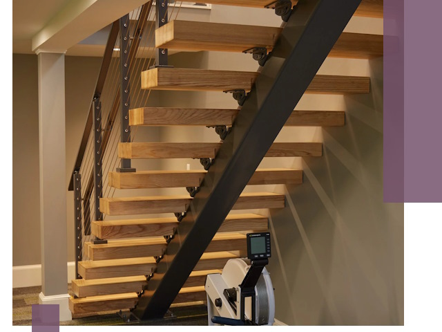 Лестницы на монокосоурах под ключ в Ржеве - изготовление и монтаж