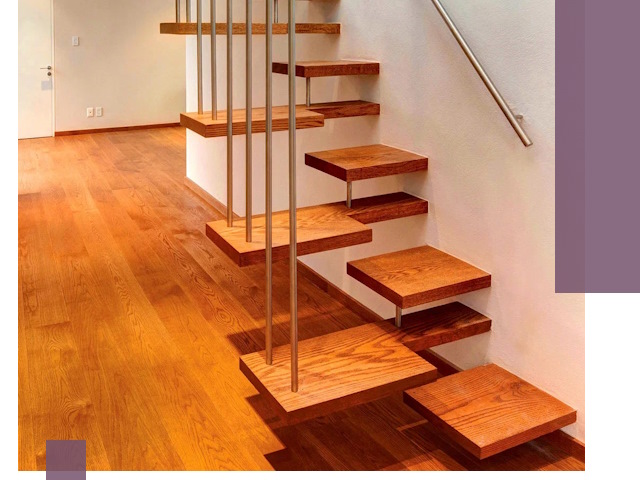 Лестницы «гусиный шаг» на заказ в Ржеве для узких пространств