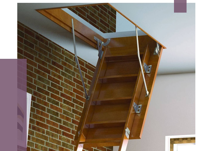 Установка чердачной лестницы в Ржеве от 7863 руб. | ПРОЛЁТ-Ржв