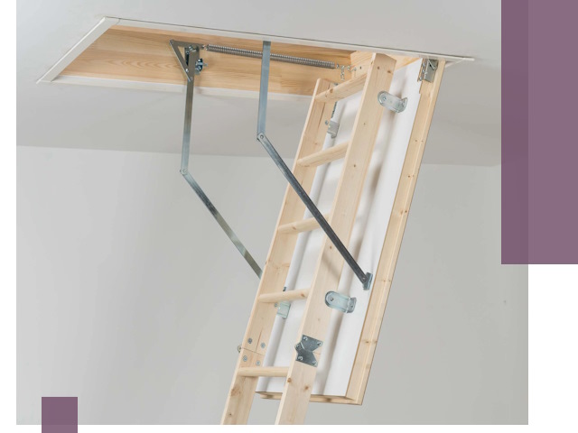 Установка чердачной лестницы под ключ в Ржеве