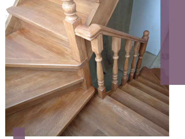 Дубовые лестницы под ключ в Ржеве: изготовление и монтаж