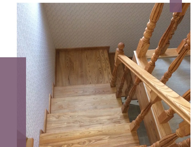 Сосновые лестницы в Ржеве под ключ от 8120 руб.  | ПРОЛЁТ-Ржв