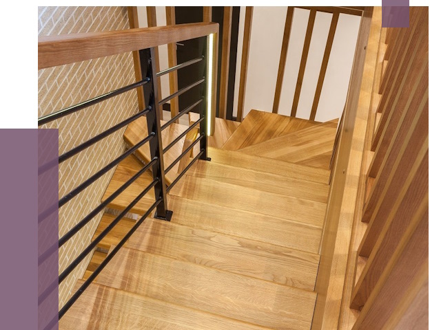 Лестницы из ясеня в Ржеве под ключ от 10073 руб. 