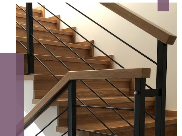 Обшивка металлической лестницы деревом в Ржеве от 4369 руб. 