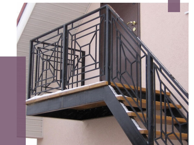 Металлические перила в Ржеве от 4317 руб.  | ПРОЛЁТ-Ржв