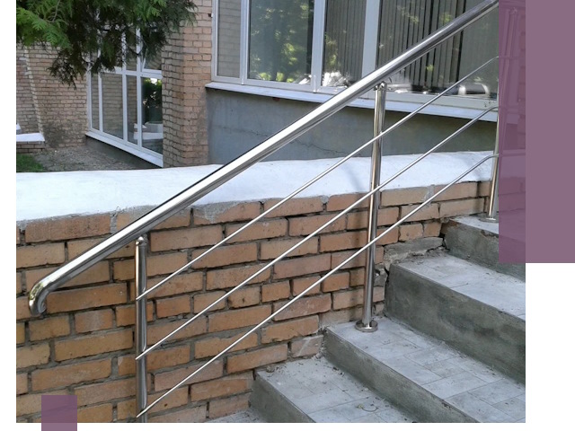 Перила из нержавеющей стали высокого качества в Ржеве