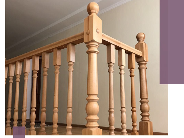 Деревянные перила на заказ в Ржеве: монтаж и изготовление