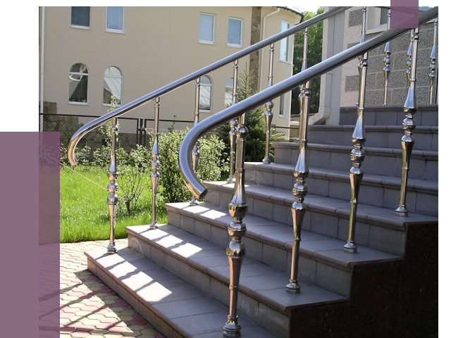 Перила для крыльца в Ржеве от 10793 руб. — монтаж ПРОЛЁТ-Ржв