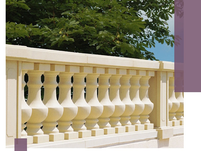 Установка балюстрады в Ржеве: изготовление и монтаж под ключ