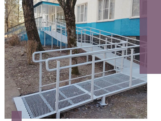 Пандусы под ключ в Ржеве: изготовление, монтаж и демонтаж