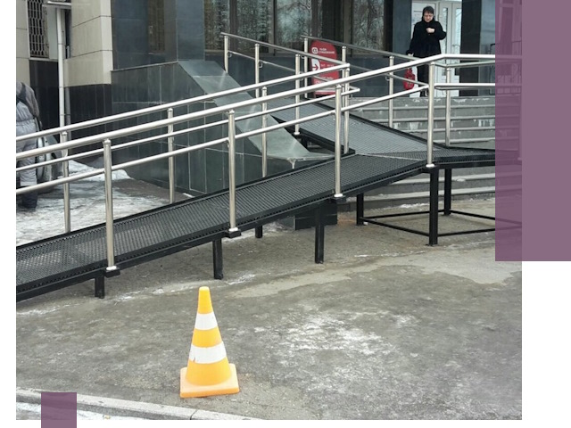 Стационарные пандусы под ключ в Ржеве — изготовление и монтаж