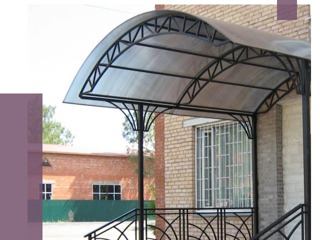 Металлические навесы и козырьки в Ржеве от 12849 руб.