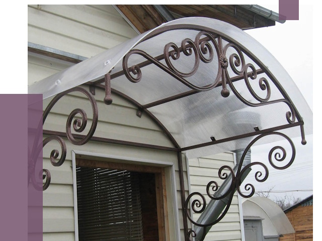 Изготовление козырьков в Ржеве от 7401 руб. — заказать | ПРОЛЁТ-Ржв