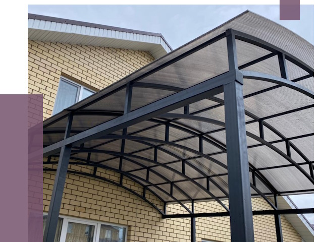 Монтаж козырьков в Ржеве от 11564 руб. | ПРОЛЁТ-Ржв