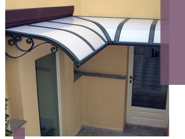 Монтаж козырьков любой сложности в Ржеве под ключ