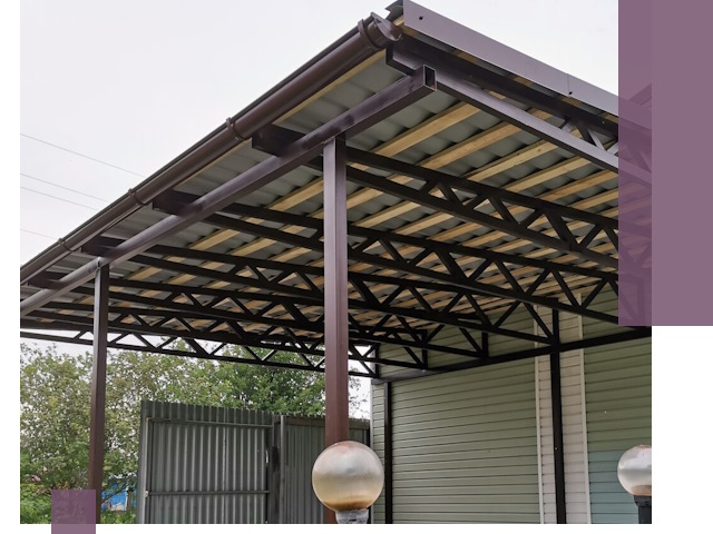 Навесы под ключ в Ржеве: изготовление, монтаж и гарантия