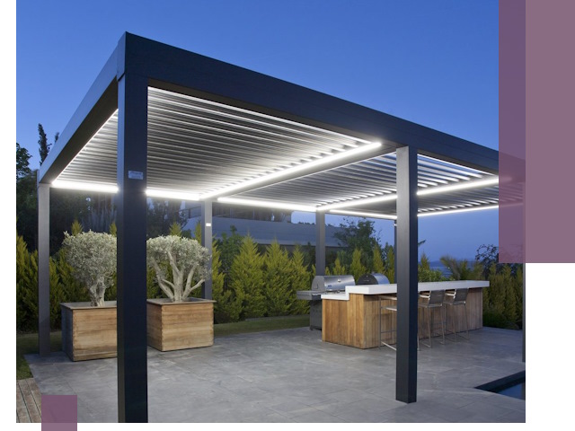 Навесы отдельно стоящие под ключ в Ржеве из металла и поликарбоната