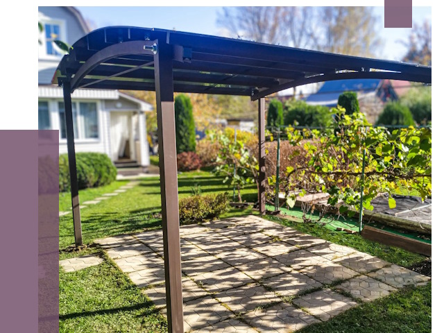 Навесы для дачи в Ржеве от 12797 руб. под ключ — ПРОЛЁТ-Ржв