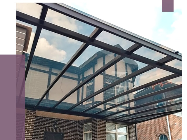 Навесы из поликарбоната в Ржеве от 8655 руб. под ключ — ПРОЛЁТ-Ржв