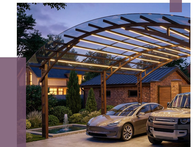 Металлические навесы в Ржеве от 12746 руб. под ключ — ПРОЛЁТ-Ржв