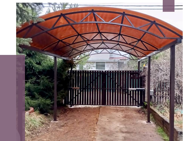 Арочные навесы в Ржеве от 12797 руб. — изготовление и монтаж | ПРОЛЁТ-Ржв