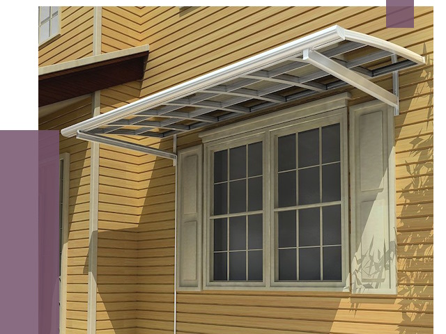 Козырьки над окнами в Ржеве от 7658 руб. — монтаж, покупки | ПРОЛЁТ-Ржв