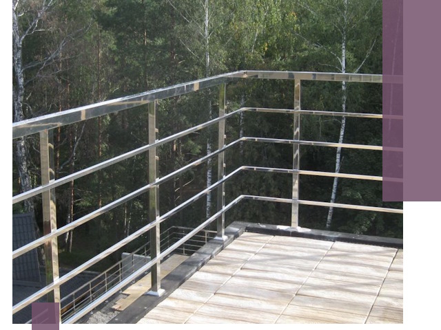 Парапеты из нержавеющей стали в Ржеве — изготовление и монтаж