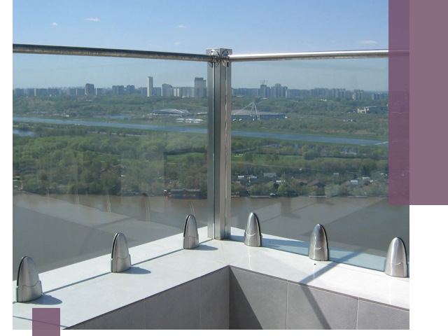 Стеклянные парапеты премиум класса в Ржеве для домов и бизнесов