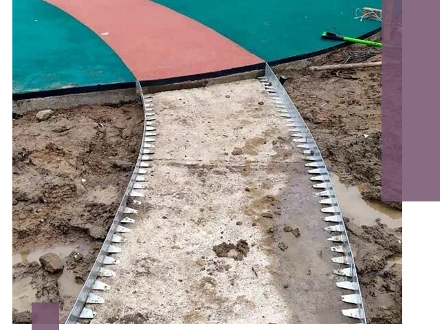 Металлические бордюры для дорожек в Ржеве — монтаж и изготовление