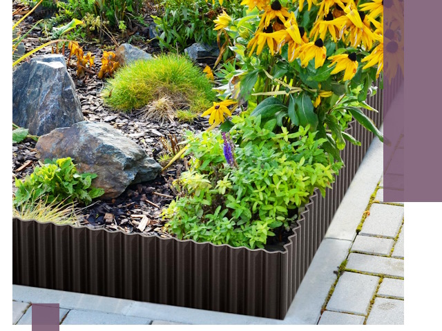 Металлические бордюры для клумб в Ржеве — производство и монтаж