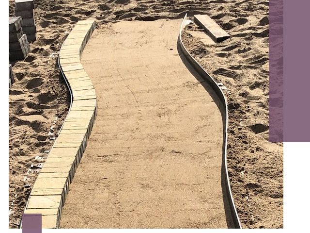 Металлические бордюры для тротуаров в Ржеве — прочные и долговечные